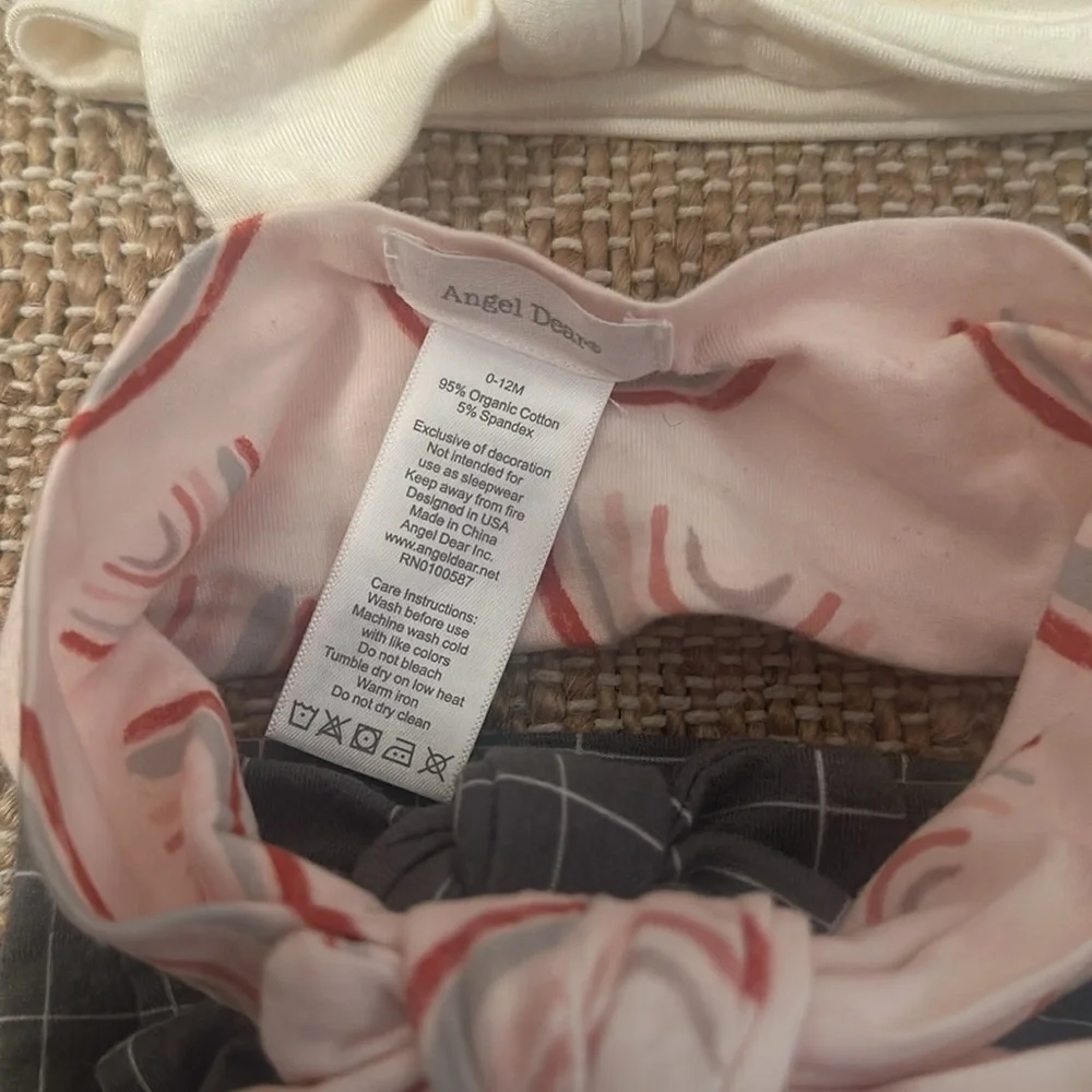 Angel Dear Baby Girls Headband Bundle
